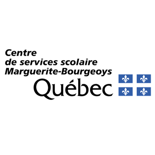 Logo du centre de services scolaire Marguerite-Bourgeoys